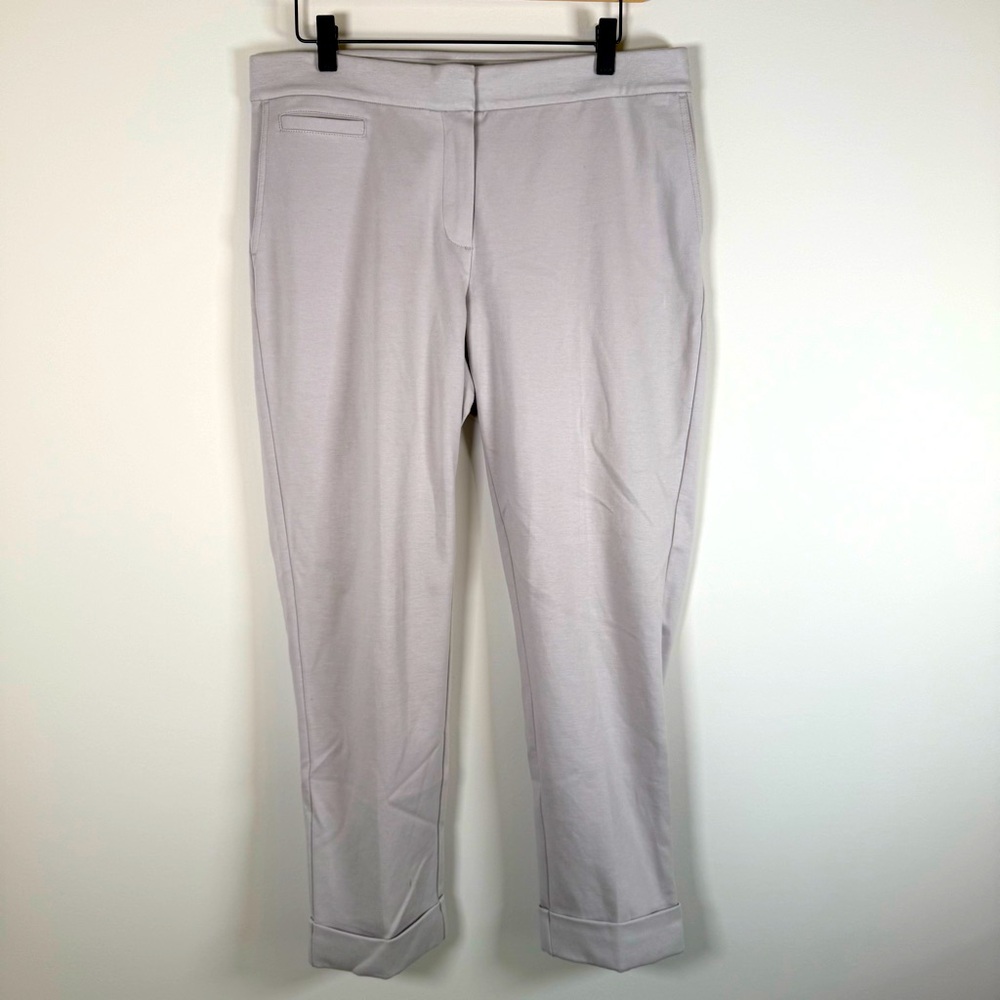 J. Jill Stretchy Rolled Hem Essential Work Office Career Pants Gray Size Small
